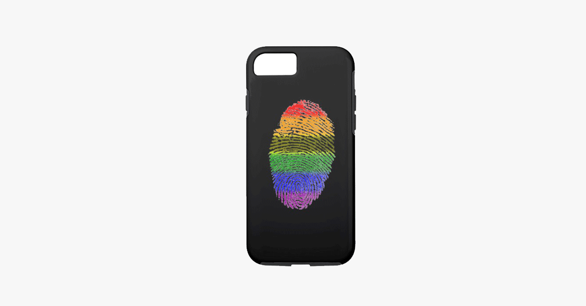 Fingerprint Rainbow Case for iPhone 6