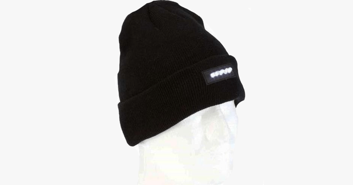 LED Flash Beanie – Take Your Flashlight Everywhere You Go!