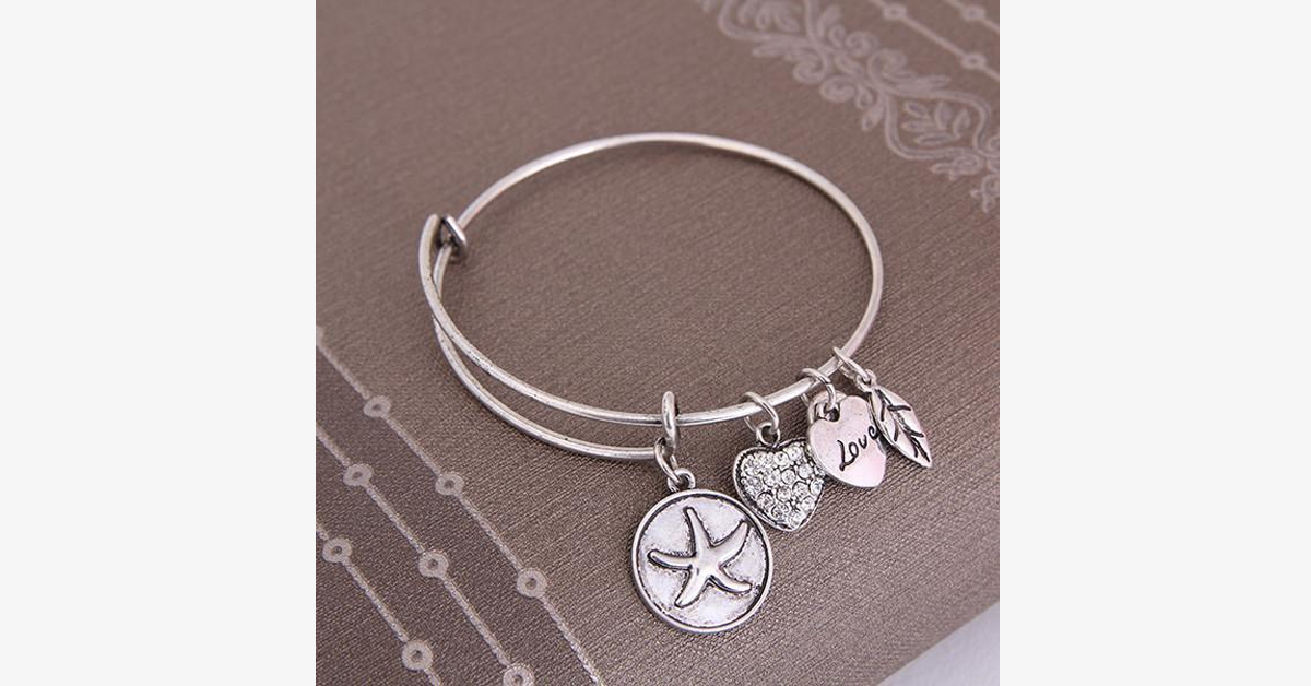Lucky Star Charm Bangle