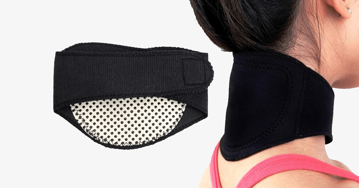 Magnetic Tourmaline Thermal Self-Heating Neck Pad