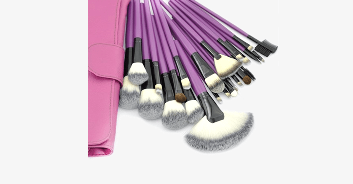 Purple Tulip 24 Piece Brush Set