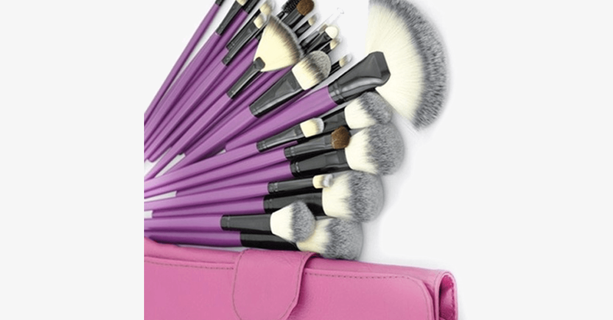 Purple Tulip 24 Piece Brush Set