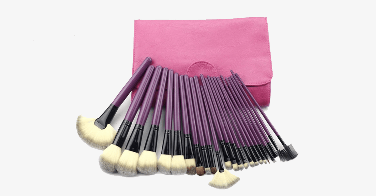 Purple Tulip 24 Piece Brush Set