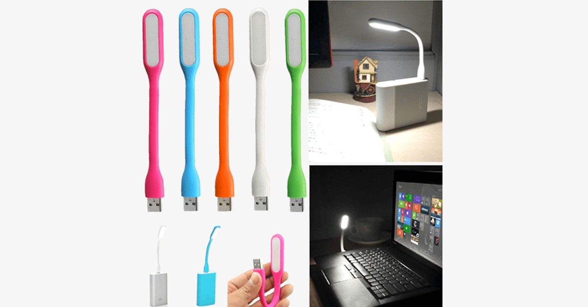 LED USB Portable Flashlight – Flash Colors Around You!