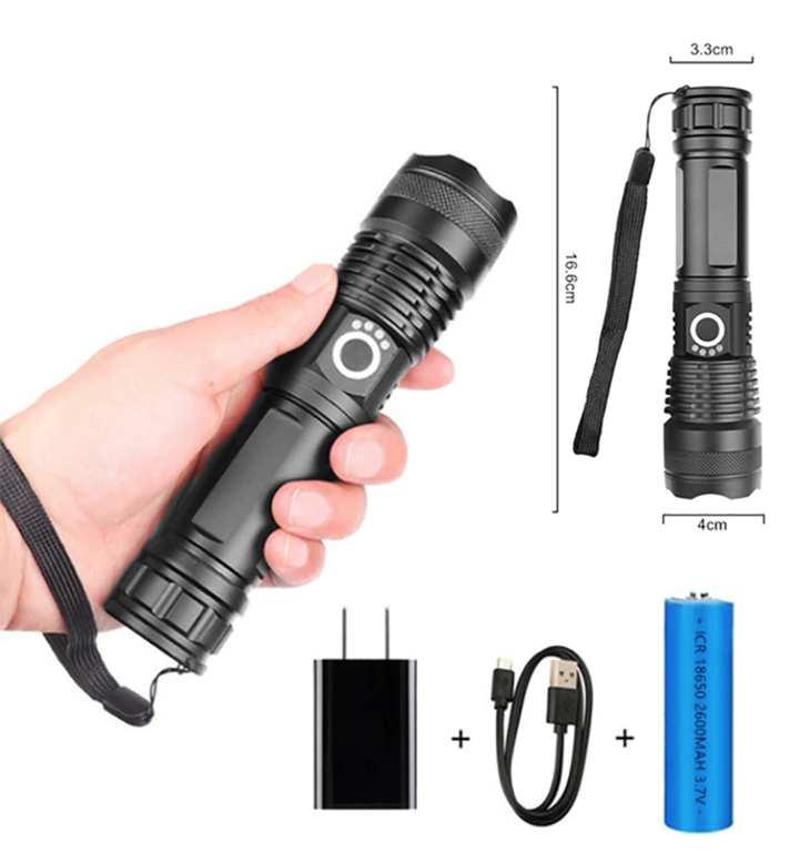 Worlds Strongest Tactical Zoom Flashlight