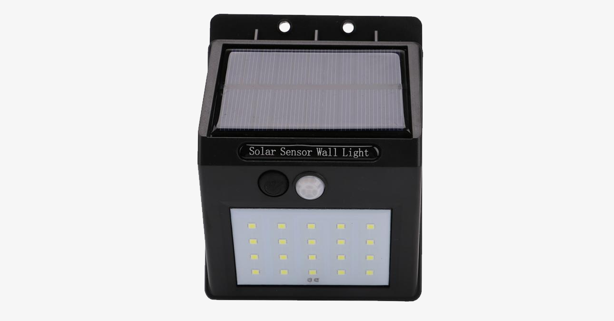 Solar LED Sensor Wall Light – Do Your Bit For the Environment and Increase the Security At Your Place