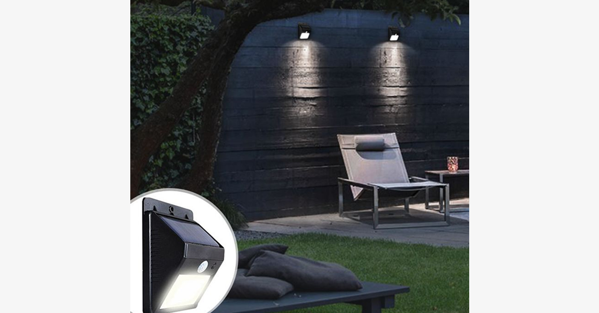 Solar LED Sensor Wall Light – Do Your Bit For the Environment and Increase the Security At Your Place