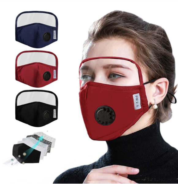 VerdeMasks™- Face Mask with Eyes Shield