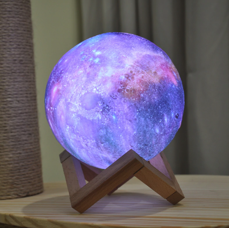 3D Print Star Moon Colorful Lamp