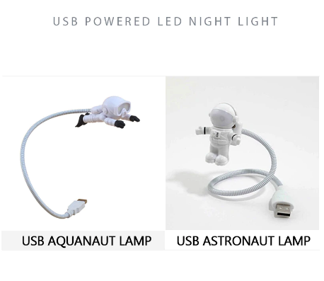 Astronaut USB LED Night Lamp