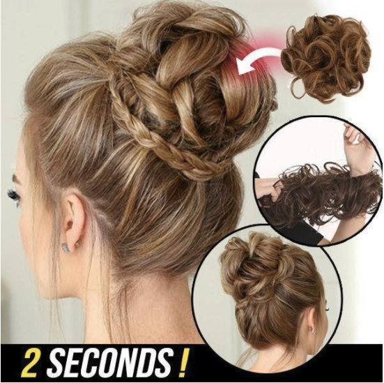 Gorgeous Messy Rose Bun