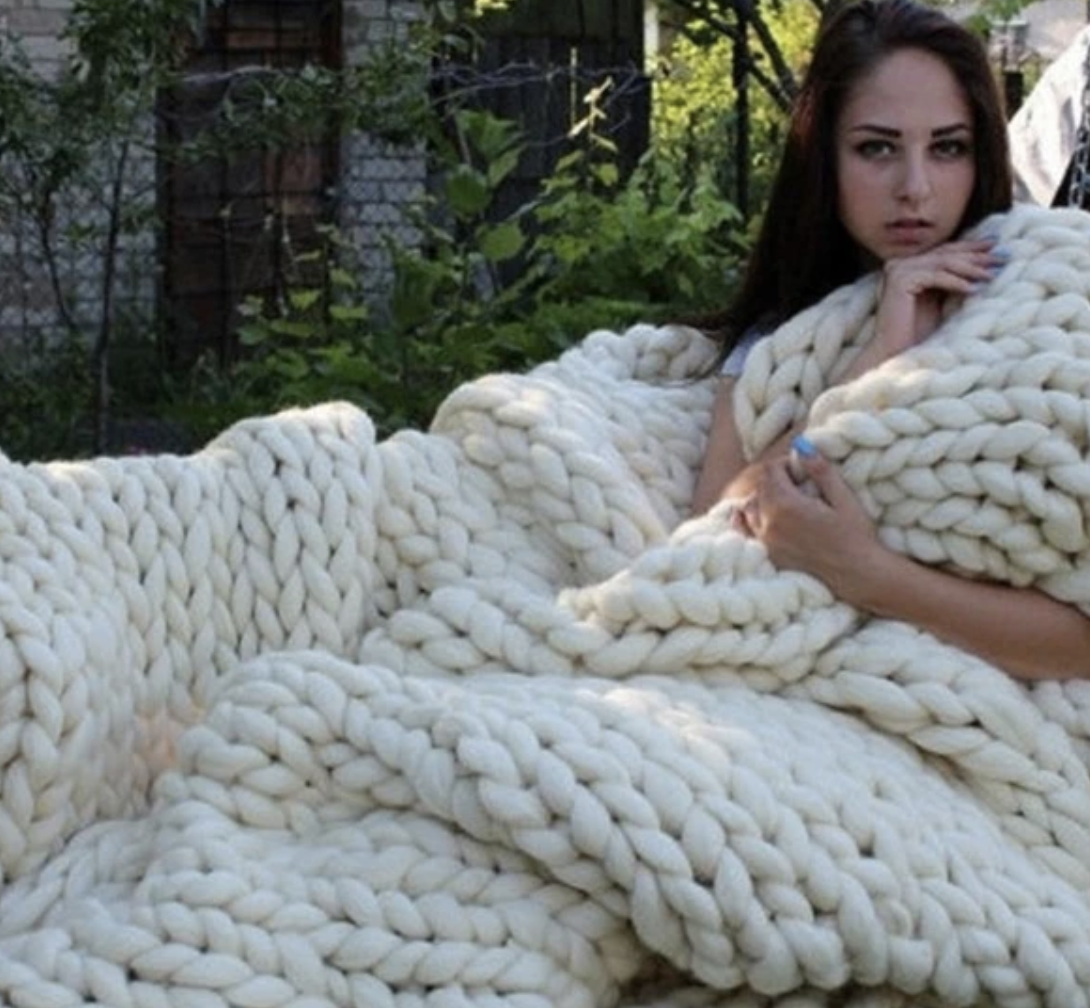 Sasquatch Chunky Knit Blanket