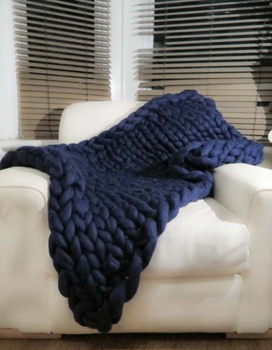 Sasquatch Chunky Knit Blanket