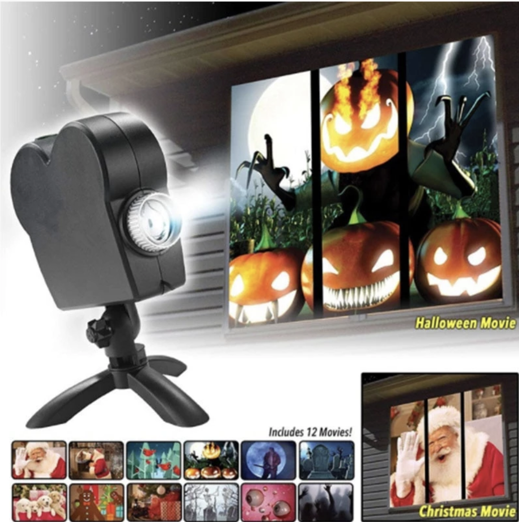 Window Wonderland Movie Projector