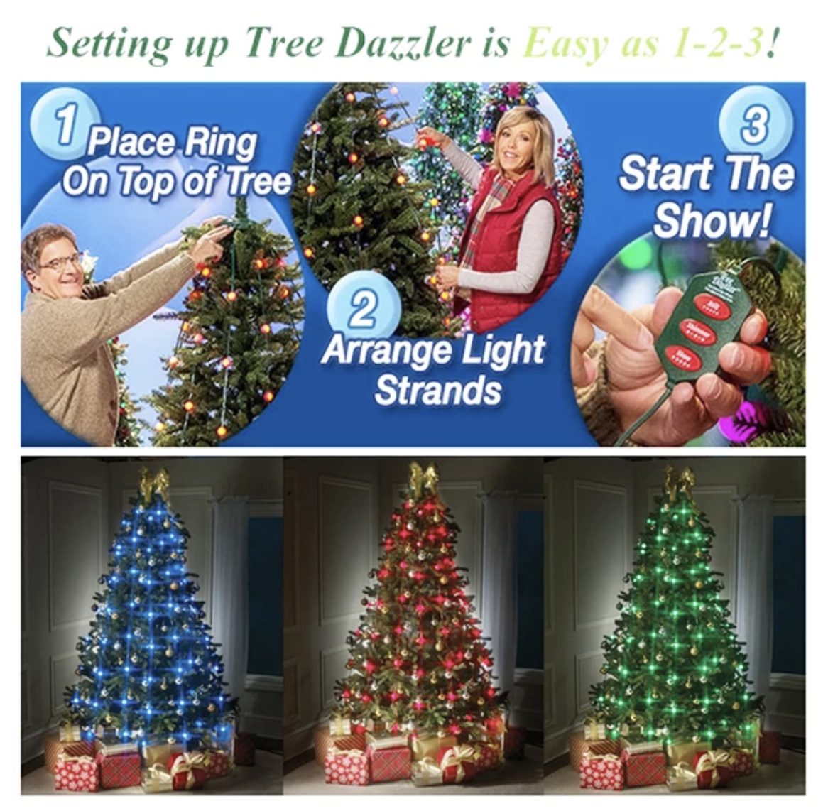 Christmas Tree LED String Lights – moderntrendystore