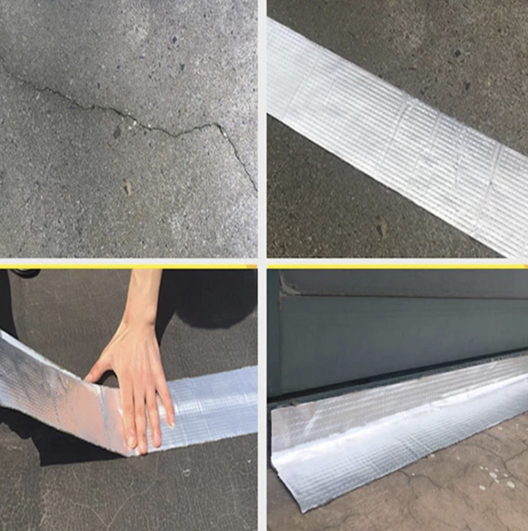 Aluminum Foil Rubber Tape (Self Adhesive Waterproof for Roof Pipe Marine Repair)