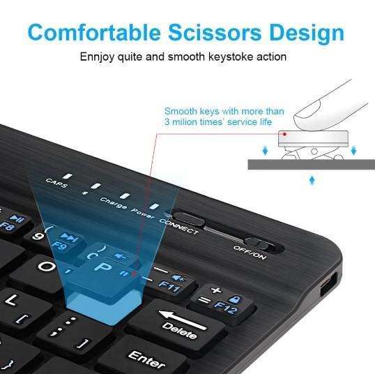 Ultra-Portable Bluetooth Smartphone Keyboard