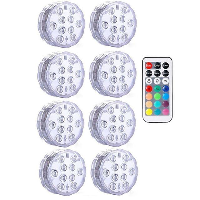 Submersible LED Pool Lights Remote Control – moderntrendystore