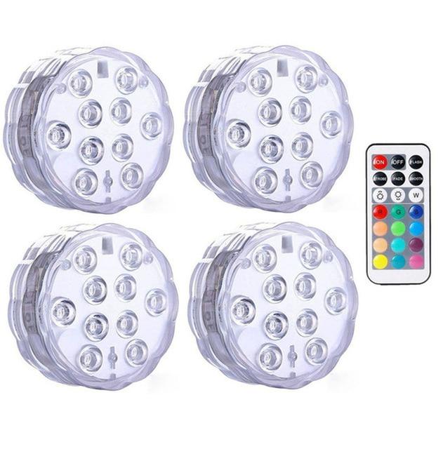 Submersible LED Pool Lights Remote Control