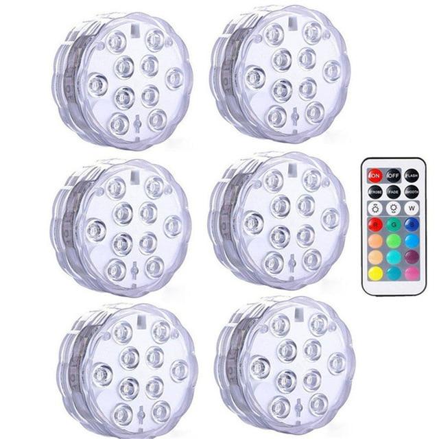 Submersible LED Pool Lights Remote Control