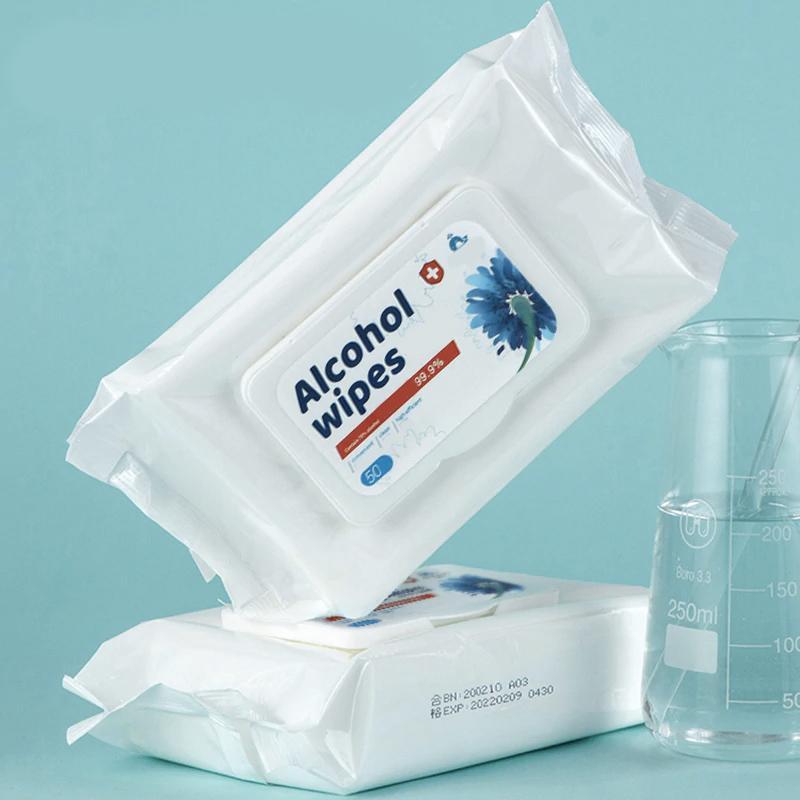 Disposable Antibacterial Wipes for Skin and Surfaces