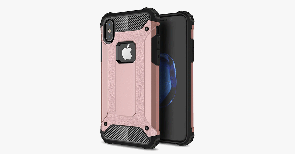 Strong Hybrid Shockproof Armor Phone Back Case For iPhone X