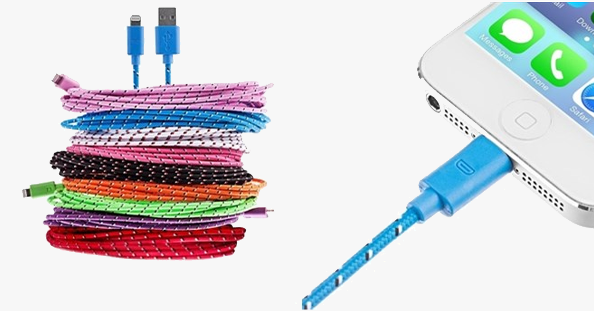 10 Feet (3M) Braided Lightning Cable For iPhone | iPod | iPad