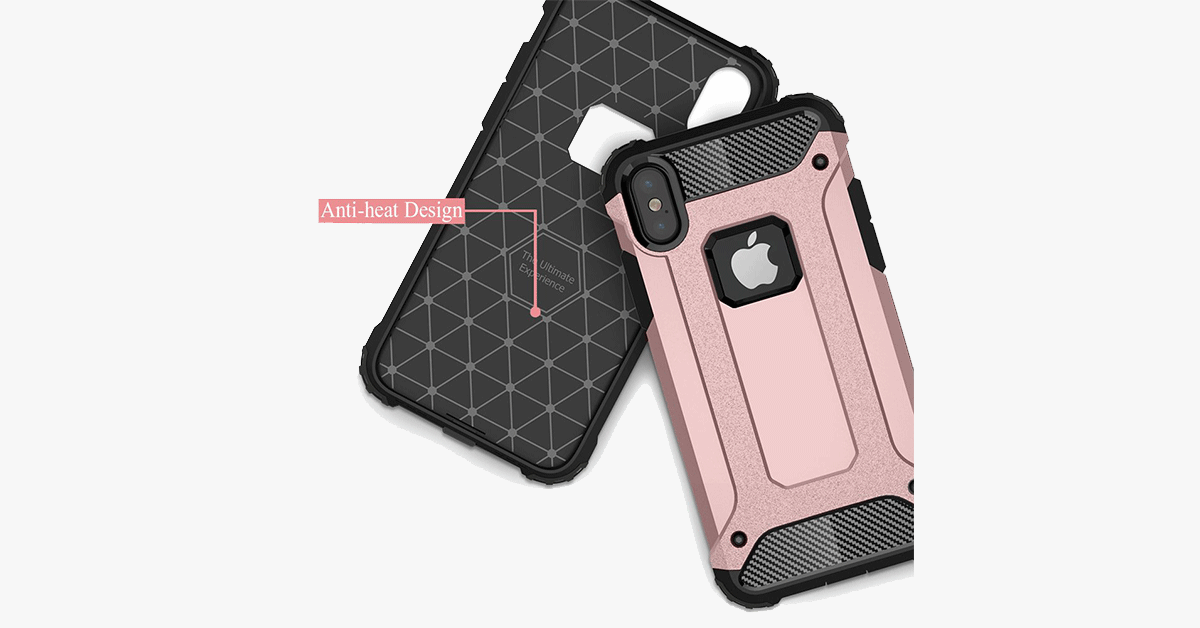 Strong Hybrid Shockproof Armor Phone Back Case For iPhone X