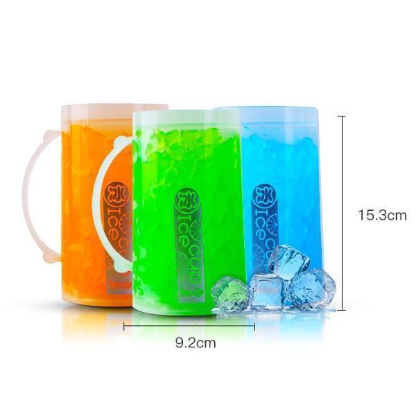 Luminous Double-layer Refrigerated Glass Beer Mug