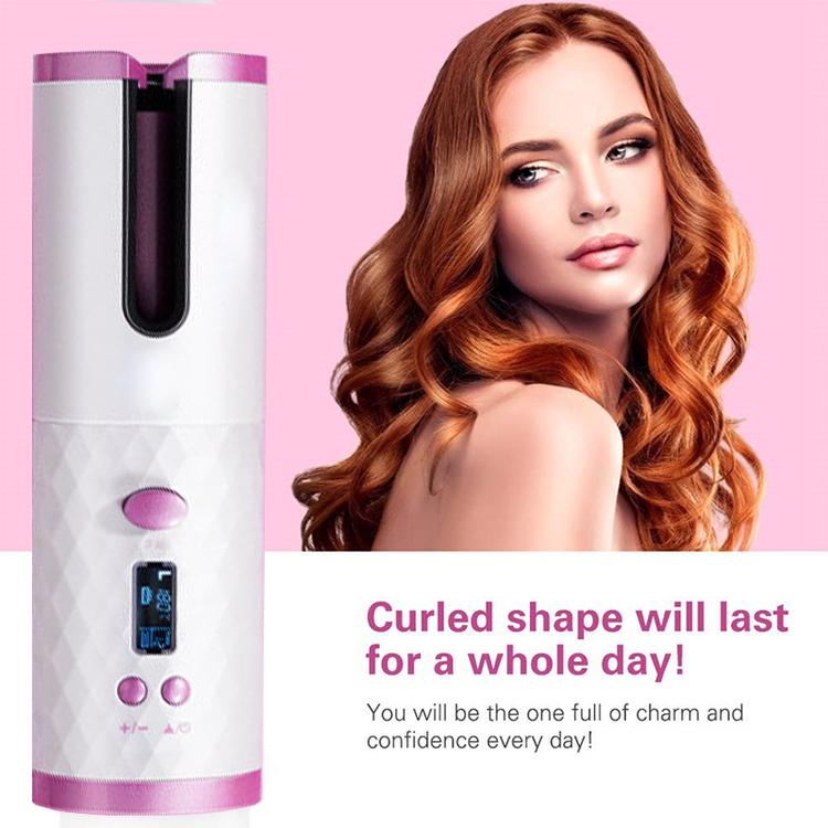 Auto Rotating Ceramic Hair Curler