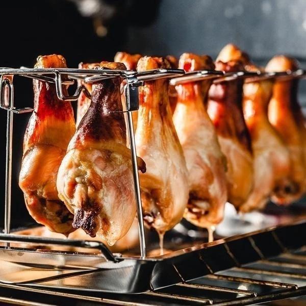 Roasted Chicken Rack Holder