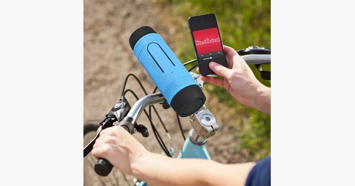 Waterproof Bluetooth Speaker for Bike with LED Light – Take Your Favorite Music Everywhere!