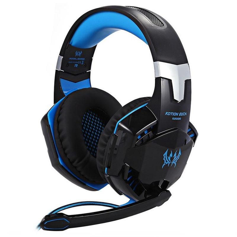 LED Gaming Headset and Mouse (with Mouse Pad)