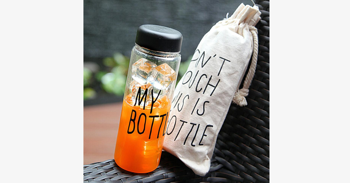 'My Bottle' Transparent Water Bottle