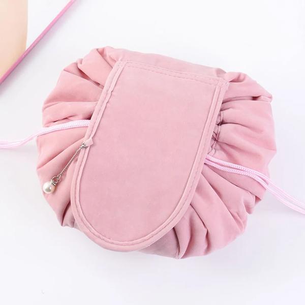 Drawstring Velvet Cosmetic Bag