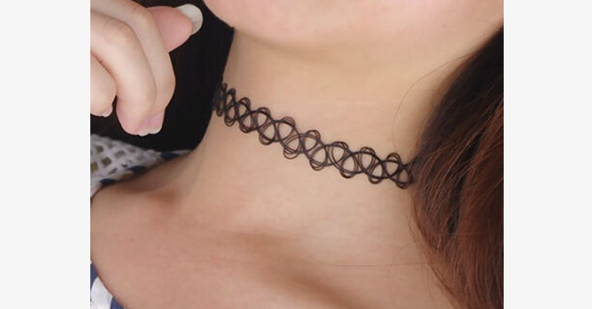 Vintage Stretch Choker Necklace