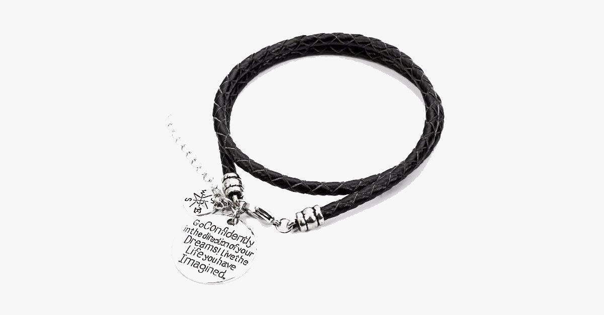 Confidently Dream - Hand Stamped Bracelet