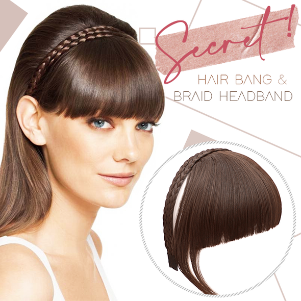 Secret Bang & Braid Headband