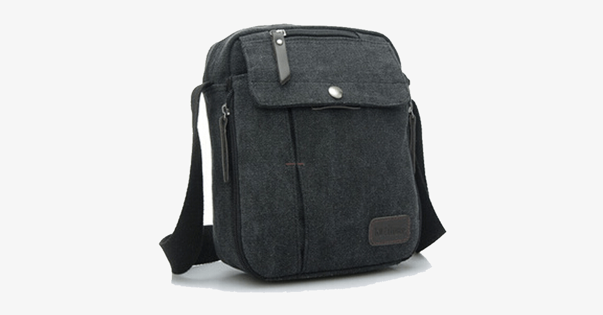 Stylish Men's Canvas Messenger Bag