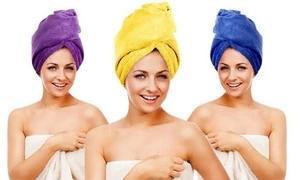 Double-Sided Coral Fleece Hair-Drying Towel