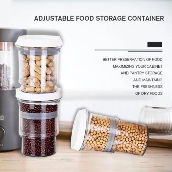 Adjustable Food Storage Container