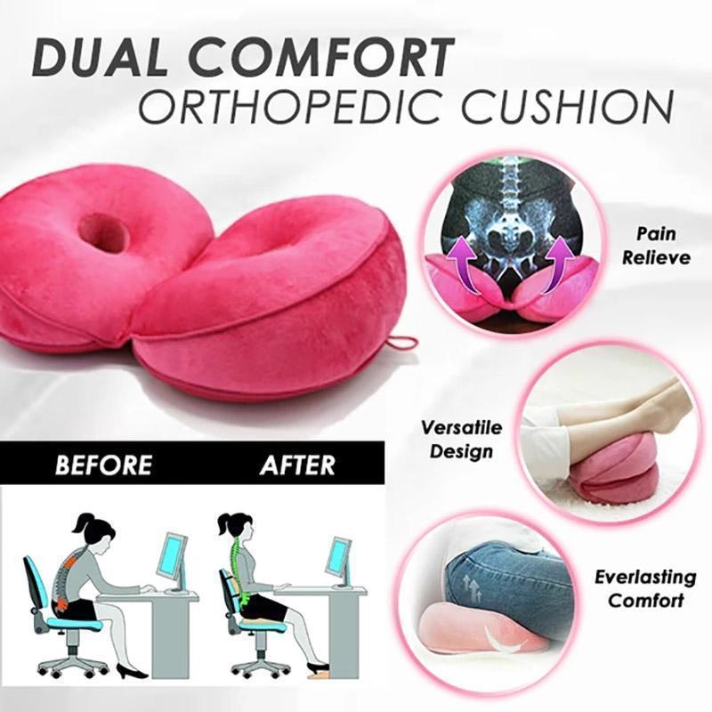 Foldable Dual Comfort Hips Up Seat Cushion