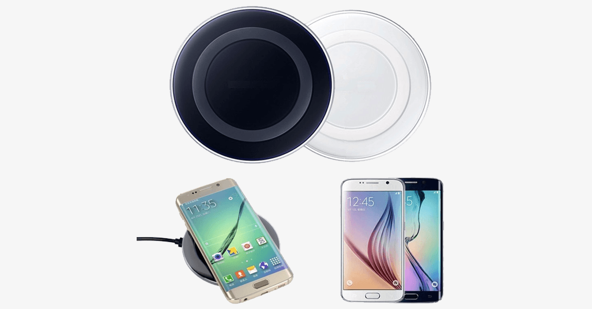 Qi Wireless Charging Pad - Best for Samsung Galaxy S6 / S6 Edge / S7 / S7 Edge / Note 5