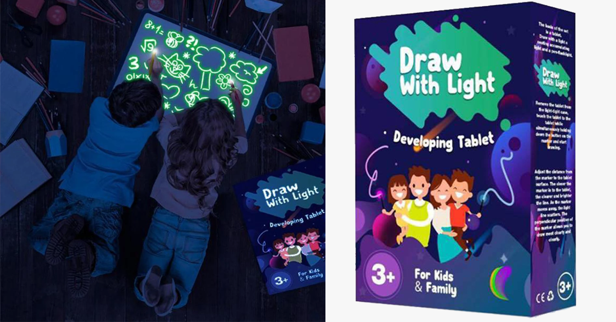 Light Drawing Pad - Fun And Developing Toy