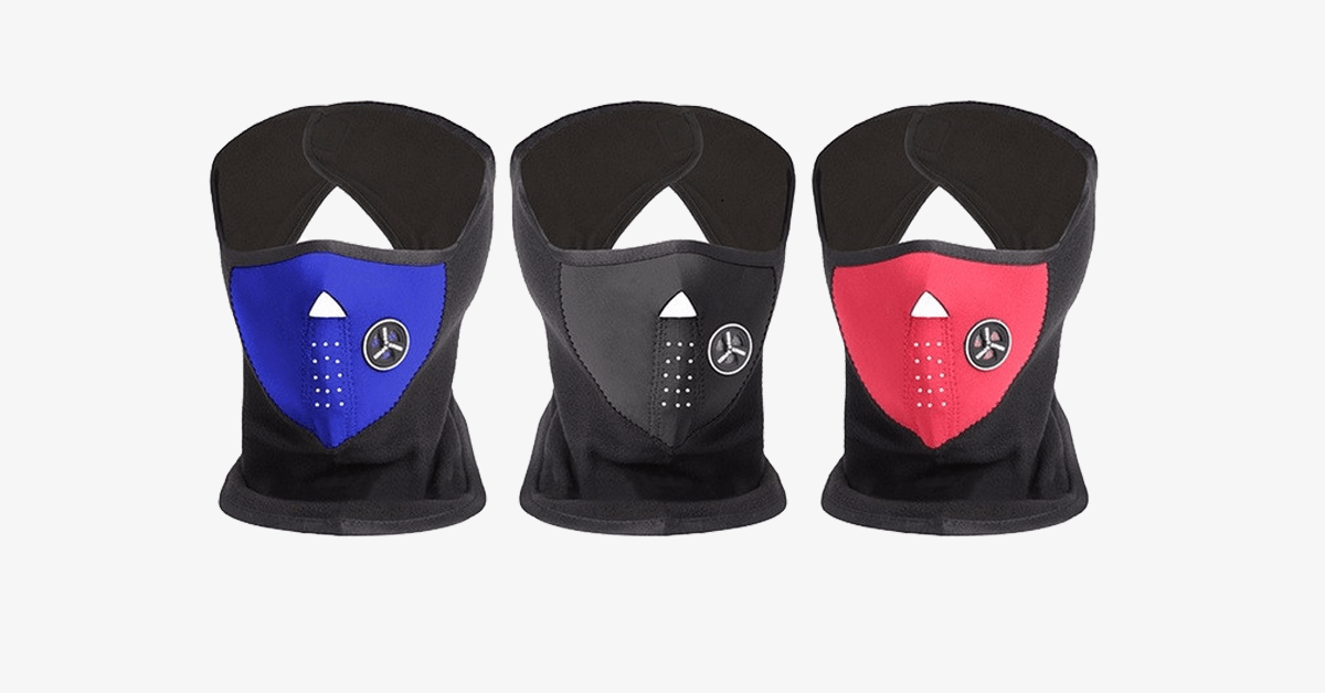 Unisex Anti Cold Fleece Ski Mask