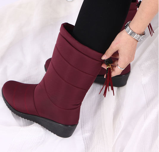 Waterproof Fur Snow Boots