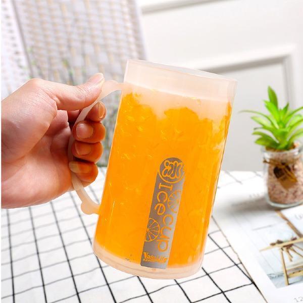 Luminous Double-layer Refrigerated Glass Beer Mug