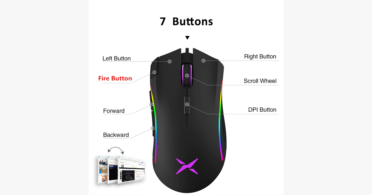 Delux Gaming Mouse