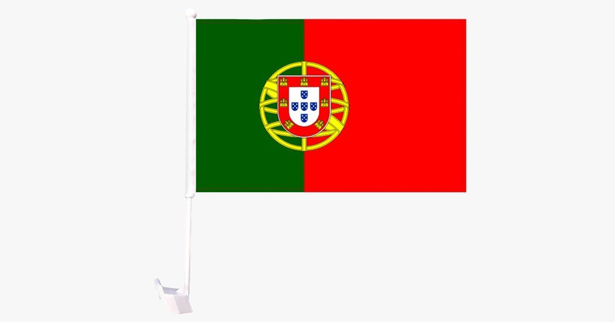 Portugal Flag Car Window Pole Decoration – Let Out The Patriot Within You!