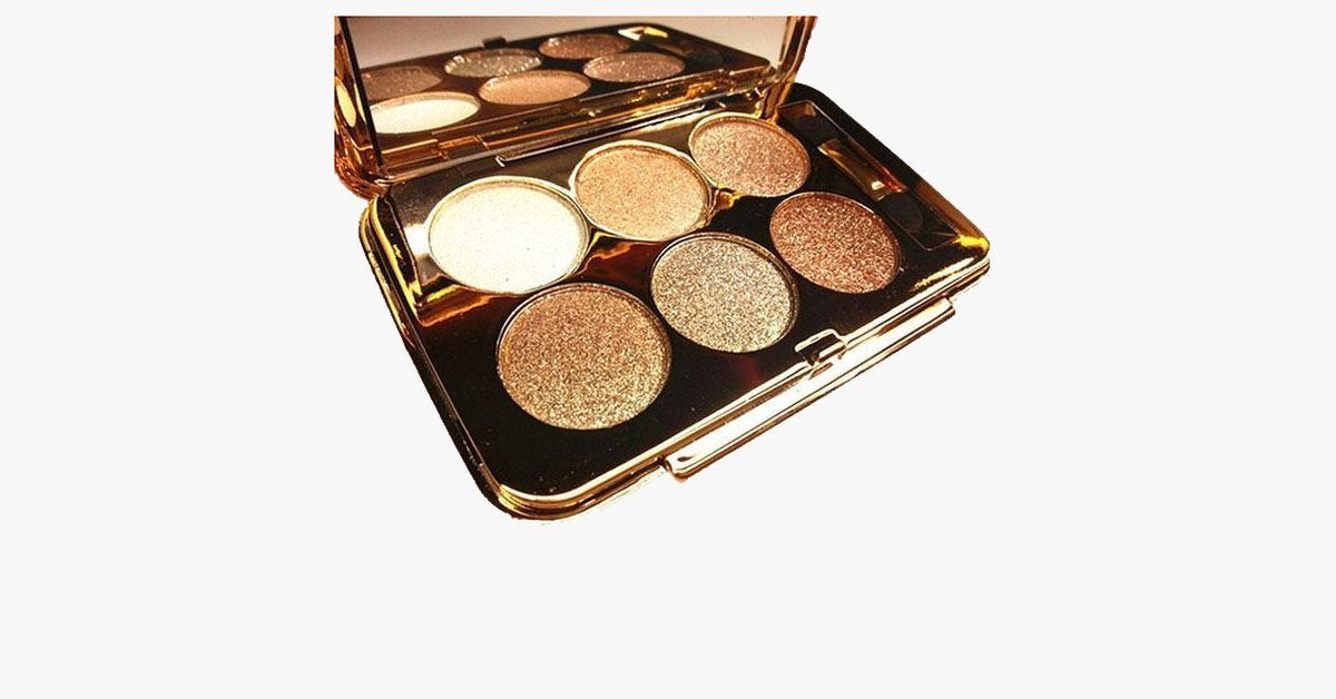 6 Color Crushed Shine Palette